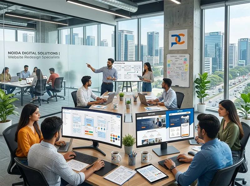 website redesign and digital experience noida Delhi ncr
